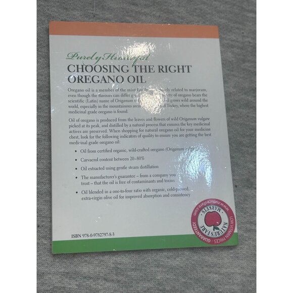 Purely Healthful Oregano Oil By Joyce Johnson Paperback January 1, 2010 - Picture 6 of 7